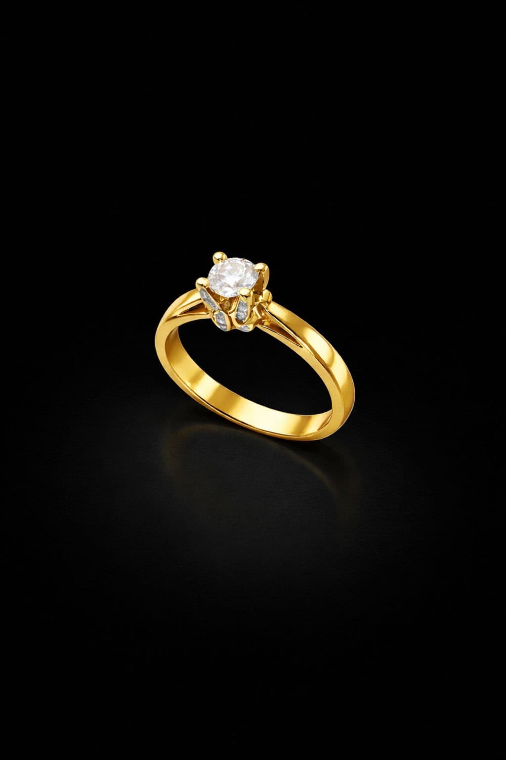 Помолвочное кольцо Classic Six